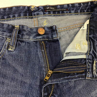 Pantalones Tipo Mendigo Retro con Parches para Hombre - Image 10