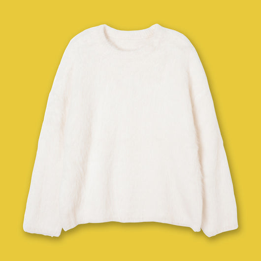 Suéter de Cuello Redondo en Lana de Alpaca Premium - Image 9