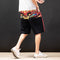 Pantalones Deportivos Rectos Estilo Asiático Cintura Media