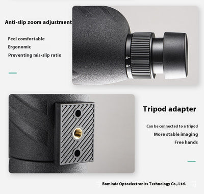 Telescopio Monocular de Zoom 25-75x60 HD - Alcance de Alto Poder para Observación Profesional - Image 12