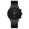 Negro 1 Aguja Azul