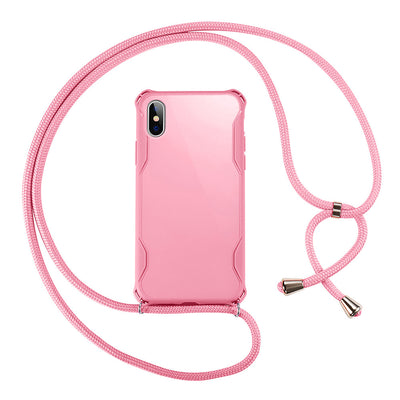 Funda de Celular Apple con Cadena Colgante en Colores Caramelo - Image 15