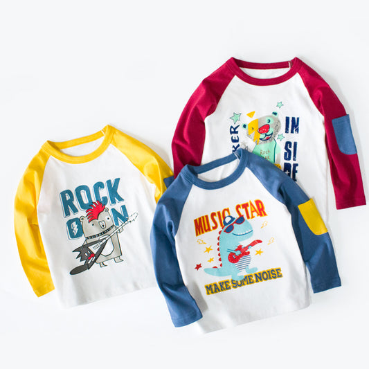 Camiseta Manga Larga Otoño para Niños - Venta al Por Mayor