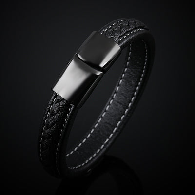 Pulsera de Acero Titanio Negro de Alta Resistencia - Image 2
