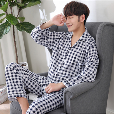 Pijama de Algodón Tejido para Hombre - Conjunto de Descanso - Image 11