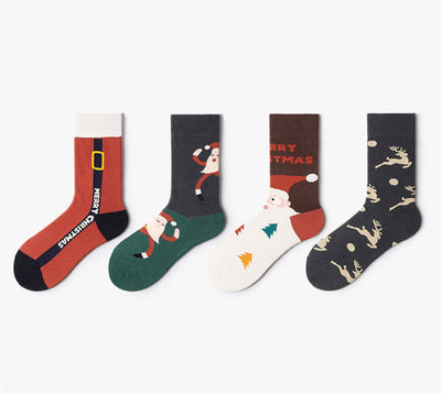Pareja Japonesa Adorable con Calcetines Tubo - Ilustración Romántica - Image 13