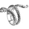 Retro Estilo Punk Ring Snake Spirit Stereoscopic Aperture Adjustable Jewelry 10