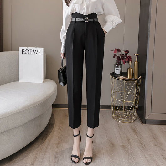 Pantalones Harem Cintura Alta para Mujer - Pantalones Frescos de Verano - Image 10