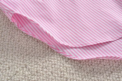 Camisa Suelta de Algodón a Rayas con Manga Larga para Mujer - Image 18
