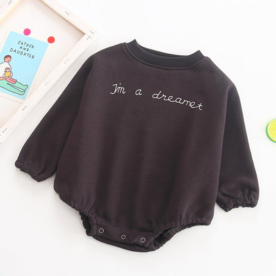 Enterizo infantil con mangas murciélago e estampado alfabético - Image 8