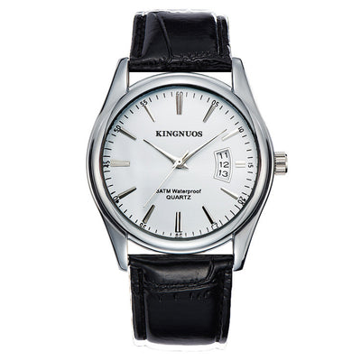 Reloj de Acero Inoxidable Resistente al Agua con Calendario para Hombre - Image 4