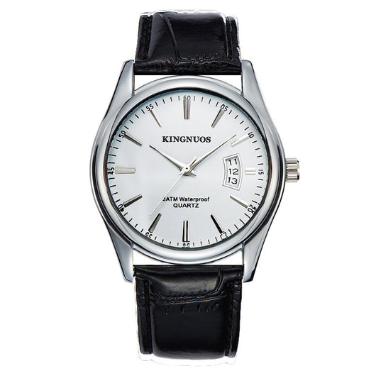 Reloj de Acero Inoxidable Resistente al Agua con Calendario para Hombre - Image 4