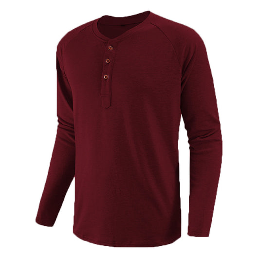 Camiseta Henley Grande para Hombre - Comodidad y Estilo - Image 19