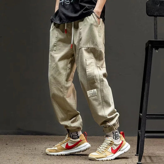 Pantalones Cómodos Estilo Coreano con Bordados y Cintura Ajustable - Image 8
