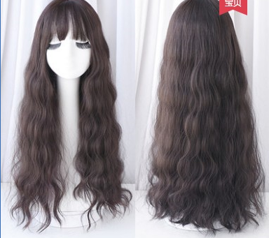 Peluca Larga Ondulada Coreana con Efecto Rizado Natural - Fibra Sintética Premium - Image 7