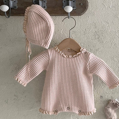 Pijama Tipo Waffle para Bebé y Niño - Diseño Unisex Cómodo - Image 4