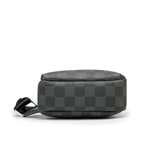 Bolsa Bandolera Cuadros para Hombre - Mochila de Pecho y Maletín