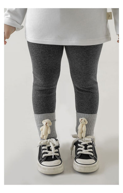 Leggings Elásticos para Niña - Versátiles para Exteriores y Uso Diario - Image 38