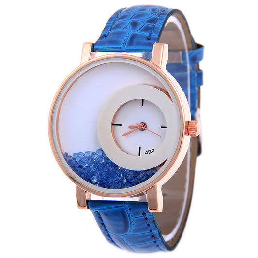 Reloj de Cuarzo Elegante con Cristales Brillantes - Moda Europea - Image 2