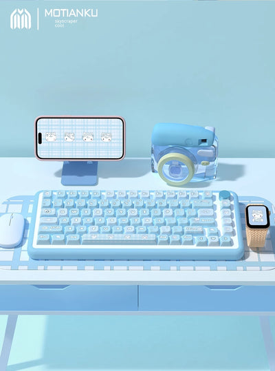 Set Completo de Teclado Gaming con Diseño Térmico de 5 Caras y Sublimación - Image 14