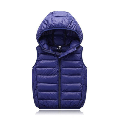 Chaleco Térmico Acolchado con Capucha para Niños - Algodón Duradero - Image 8