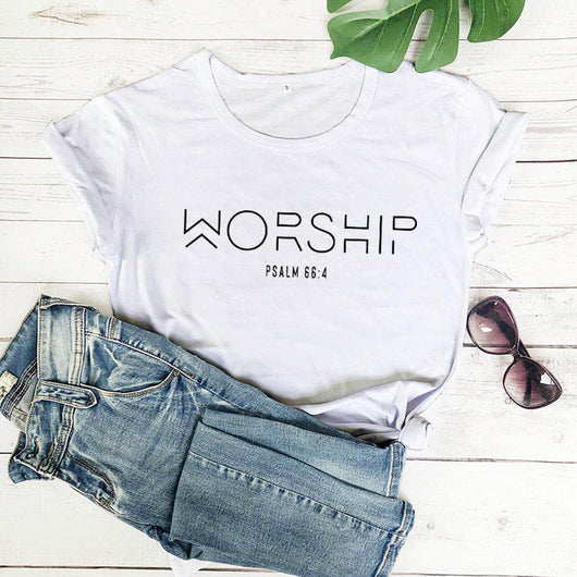 Camiseta Cristiana de Algodón para Mujer - Playera de Fe y Adoración - Image 6
