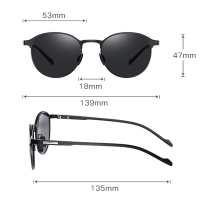 Gafas de Sol Polarizadas Semiarco Metal - Diseño Colorido y Moderno - Image 8