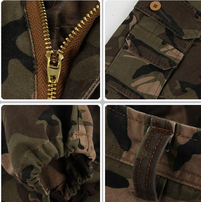 Pantalones Tácticos de Camuflaje con Múltiples Bolsillos para Hombre - Image 12