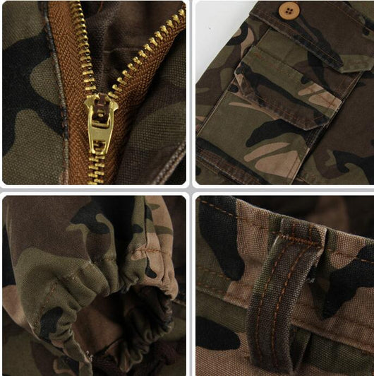 Pantalones Tácticos de Camuflaje con Múltiples Bolsillos para Hombre - Image 12