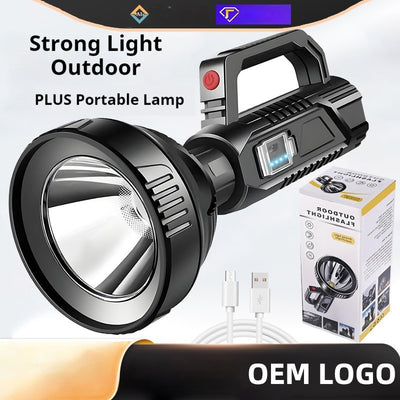 Linterna LED Recargable USB de Alto Brillo para Exterior - Image 6
