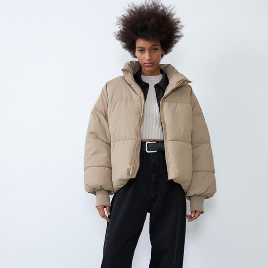 Chaqueta Suelta de Algodón con Temperamento para Mujer - Image 9
