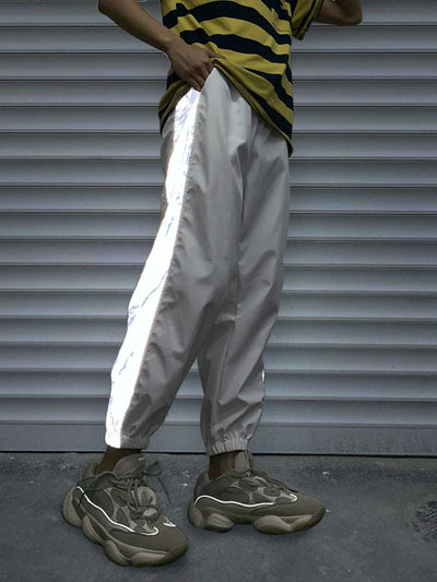 Pantalones de Chándal Reflectantes Luminosos para Parejas con Camuflaje - Image 8