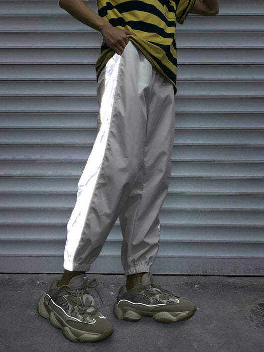 Pantalones de Chándal Reflectantes Luminosos para Parejas con Camuflaje - Image 8