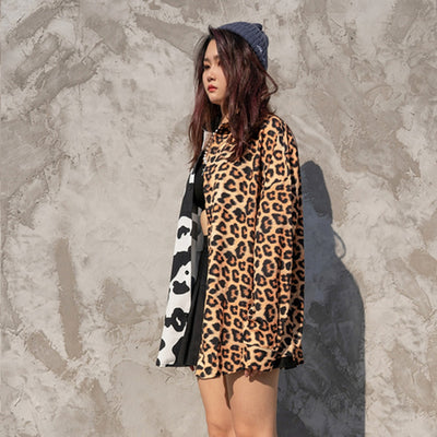 Camisa Estampado Leopardo con Bloques de Color - Image 4