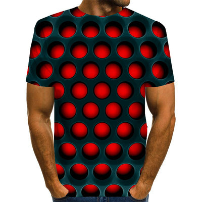 Camiseta Estampada 3D para Hombre de Manga Corta - Image 15