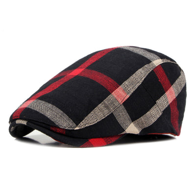 Gorra Clásica a Cuadros Estilo Británico para Hombre - Image 7