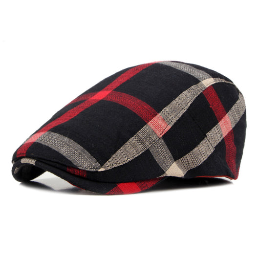 Gorra Clásica a Cuadros Estilo Británico para Hombre - Image 7