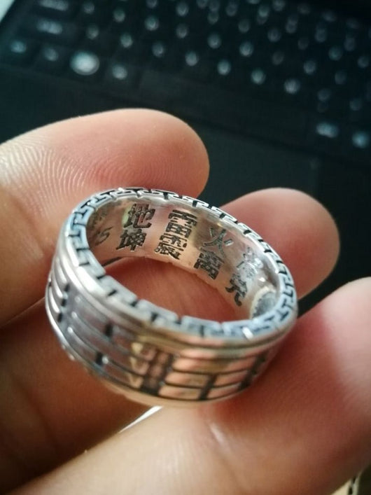 Anillo de Plata Retro con Personalidad para Hombre - Image 3