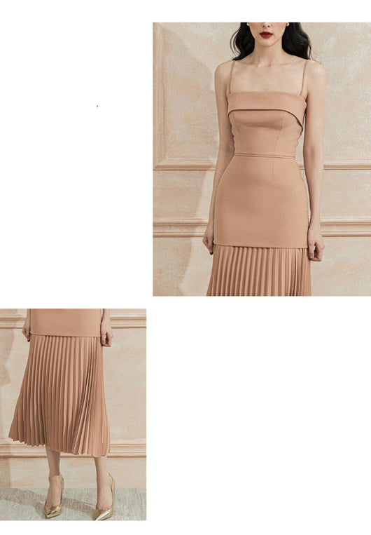 Falda Larga Plisada Elegante de Cintura Alta - Image 13