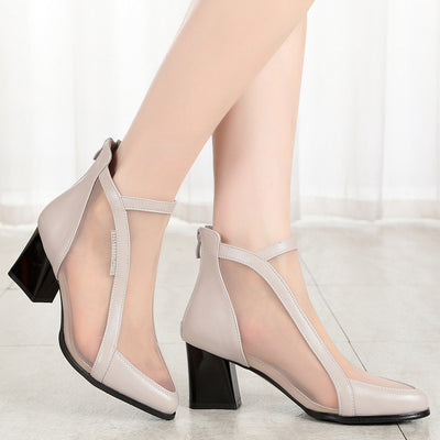 Sandalias de Tacón Grueso Hueco Transpirable - Comodidad Versátil para Todos los Días - Image 3