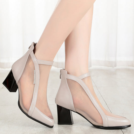 Sandalias de Tacón Grueso Hueco Transpirable - Comodidad Versátil para Todos los Días - Image 3