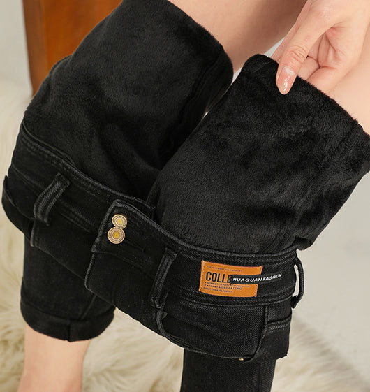 Jeans Térmicos Ajustados para Mujer con Forro Polar - Image 16