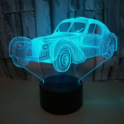 Luz Nocturna 3D USB para Auto - Diseño Clásico - Image 8