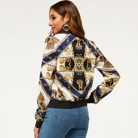 Chaqueta Entallada para Mujer con Cuello de Pie - Image 2