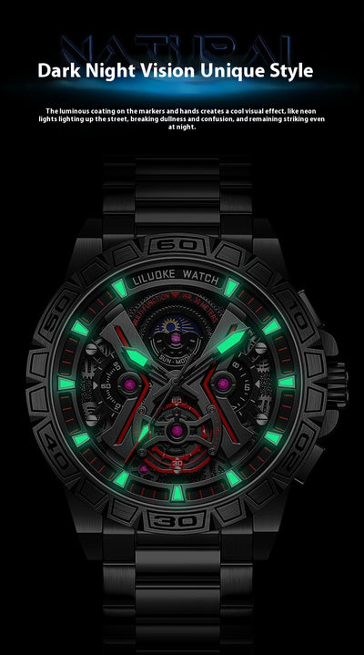 Reloj Inteligente Hueco Luminoso Resistente al Agua - Image 18