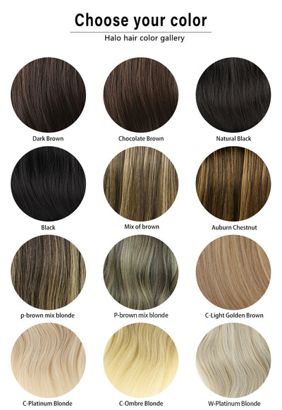 Set de 4 Extensiones de Cabello Ondulado Efecto Agua para Mujer - Image 10