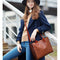 Bolso Retro de Cuero para Mujer - Estilo Europeo y Americano
