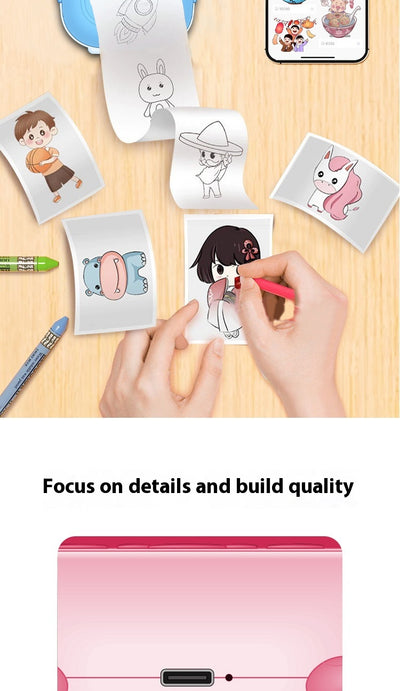 Cámara Digital Instantánea para Niños con Impresión de Fotos HD - Image 7