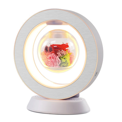 Florero Flotante Magnético con Flores Preservadas y Altavoz Bluetooth - Regalo Romántico - Image 6