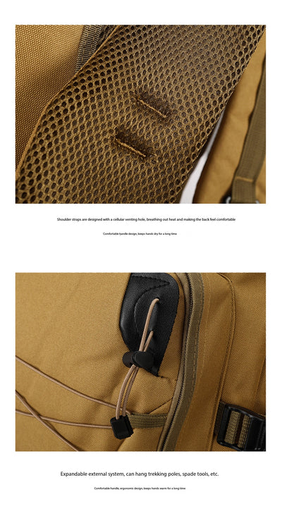 Mochila de Senderismo de Gran Capacidad - Resistente para Camping y Viajes Largos - Image 30